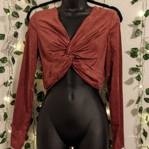 Long Sleeve Crop Top